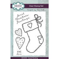 Creative Expressions - Christmas - Clear Photopolymer Stamps - Sweet Stocking