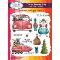 Creative Expressions - Christmas - Clear Photopolymer Stamps - Jane's Doodles - Santa's Coming To Town