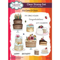 Creative Expressions - Clear Photopolymer Stamps - Jane's Doodles - It's Cake O'clock