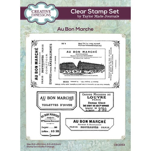 Creative Expressions - Clear Photopolymer Stamps - Au Bon Marche
