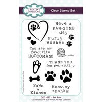 Creative Expressions - Pet Pals Collection - Clear Photopolymer Stamps
