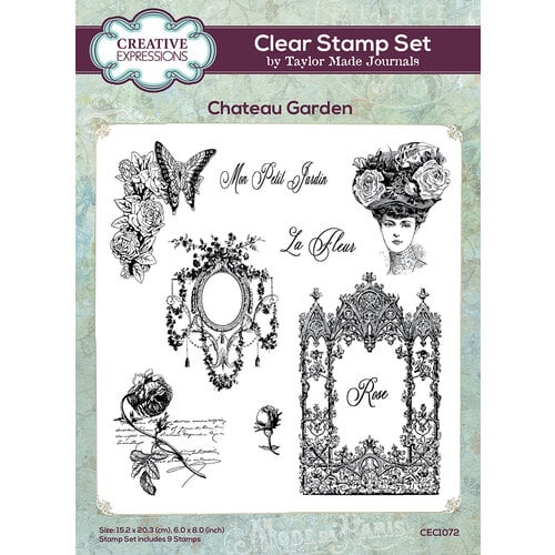 Creative Expressions - Clear Photopolymer Stamps - Chateau Garden