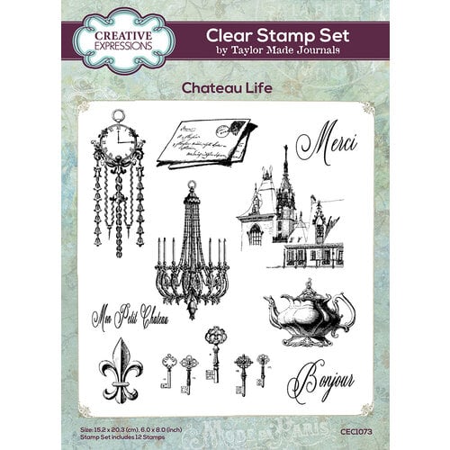 Creative Expressions - Clear Photopolymer Stamps - Chateau Life