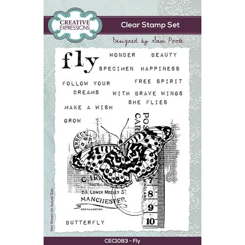 Creative Expressions - Clear Photopolymer Stamps - Fly