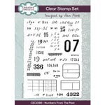 Creative Expressions - Clear Photopolymer Stamps - Numbers from the Past