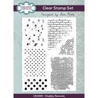 Creative Expressions - Clear Photopolymer Stamps - Shabby Textures