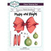 Creative Expressions - Clear Photopolymer Stamps - Christmas Ornaments