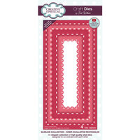 Creative Expressions - Craft Dies - Slimline - Inner Scalloped Rectangle