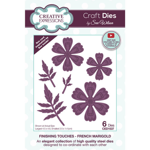 Creative Expressions - Craft Dies - Finishing Touches - French Marigold