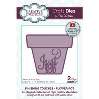 Creative Expressions - Craft Dies - Finishing Touches - Flower Pot