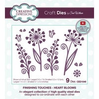 Creative Expressions - Craft Dies - Finishing Touches - Heart Blooms