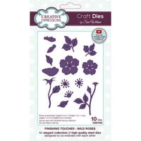 Creative Expressions - Floral Cover Plate Collection - Craft Dies - Wild Roses