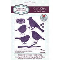 image of Creative Expressions - Floral Cover Plate Collection - Craft Dies - Wild Birds
