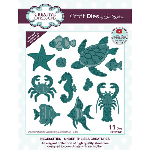 Creative Expressions - Craft Dies - Necessities - Under The Sea Creatures