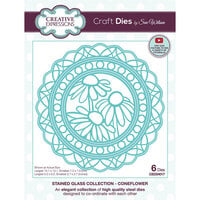 Creative Expressions - Stained Glass Collection - Craft Dies - Cone Flower