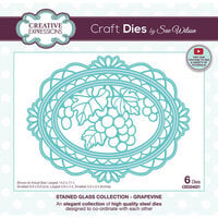Creative Expressions - Stained Glass Collection - Craft Dies - Grapevine