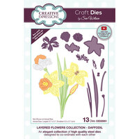 Creative Expressions - Layered Flowers Collection - Craft Dies - Daffodil