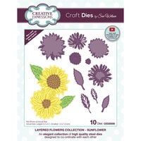 Creative Expressions - Layered Flowers Collection - Craft Dies - Sunflower