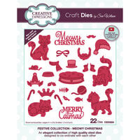 Creative Expressions - Craft Dies - Mini Expressions - Meowy Christmas