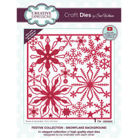 Creative Expressions - Festive Collection - Christmas - Craft Dies - Snowflake Background