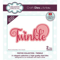 Creative Expressions - Festive Collection - Christmas - Craft Dies - Twinkle