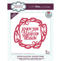 Creative Expressions - Festive Collection - Christmas - Craft Dies - Blustery Frame