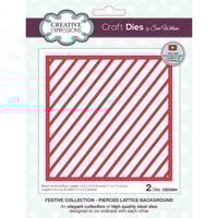 Creative Expressions - Festive Collection - Craft Dies - Pierced Lattice Background