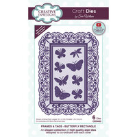 Creative Expressions - Craft Dies - Frames and Tags - Butterfly Rectangle