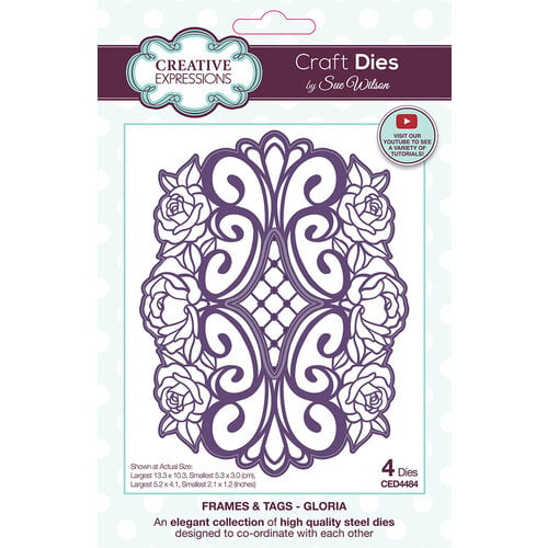 Creative Expressions - Frames and Tags Collection - Craft Dies - Gloria