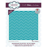 Creative Expressions - Craft Dies - Background Ric Rac Ribbon