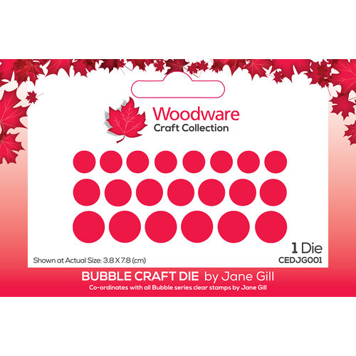 Creative Expressions - Woodware Craft Collection - Christmas - Craft Dies - Bubble