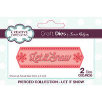 Creative Expressions - Pierced Collection - Christmas - Craft Dies - Let It Snow