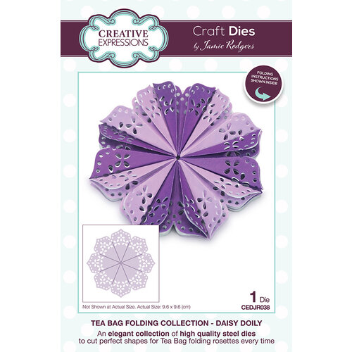 Creative Expressions - Tea Bag Folding Collection - Craft Dies - Daisy Doily