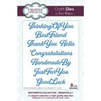 Creative Expressions - Sentiments Collection - Craft Dies - Essentials 1