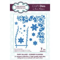 Creative Expressions - Fairy Village Collection - Craft Dies - Corner Flourish