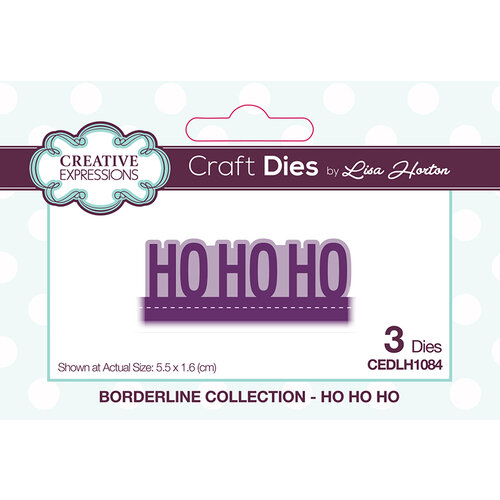 Creative Expressions - Christmas - Borderline Collection - Dies - Ho Ho Ho