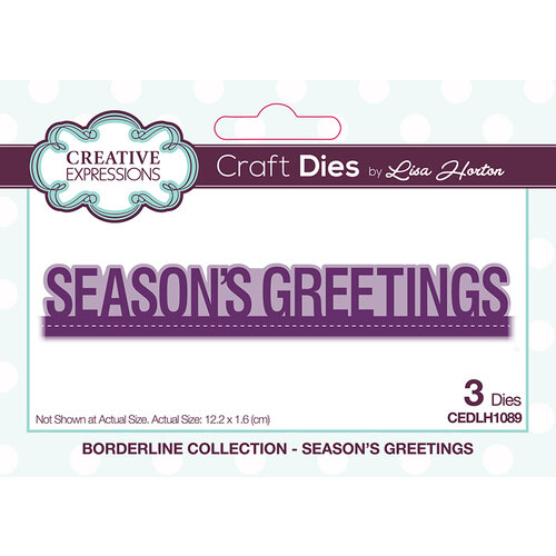 Creative Expressions - Christmas - Borderline Collection - Dies - Seasons Greetings