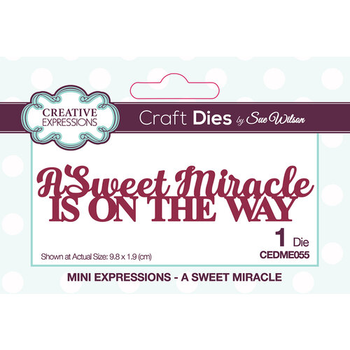 Creative Expressions - Craft Dies - Mini Expressions - A Sweet Miracle