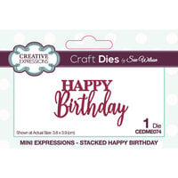 Creative Expressions - Craft Dies - Mini Expressions - Happy Birthday