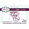 Creative Expressions - Mini Expressions Collection - Craft Dies - Stacked - Happiest of Days