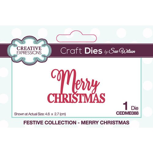 Creative Expressions - Craft Dies - Mini Expressions - Merry Christmas