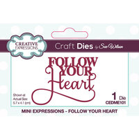 Creative Expressions - Craft Dies - Mini Expressions - Follow Your Heart