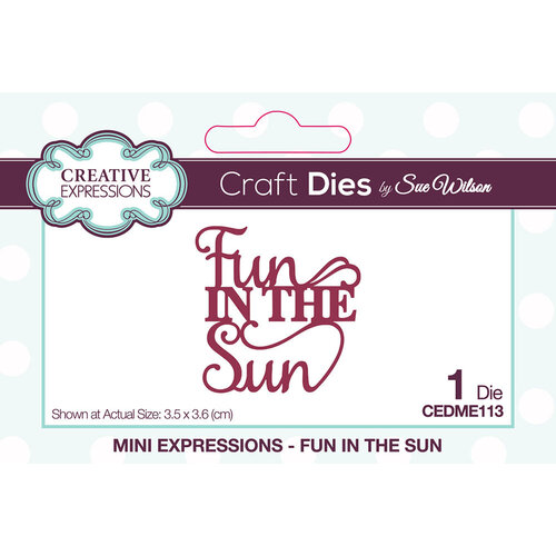 Creative Expressions - Craft Dies - Mini Expressions - Fun In The Sun
