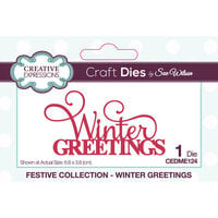 Creative Expressions - Festive Collection - Christmas - Craft Dies - Winter Greetings