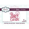 Creative Expressions - Festive Collection - Christmas - Craft Dies - Peace On Earth
