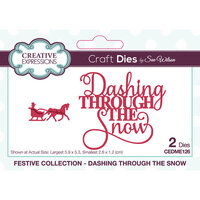 Creative Expressions - Festive Collection - Christmas - Craft Dies - Dashing Through The Snow