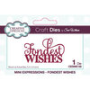 Creative Expressions - Craft Dies - Mini Expressions - Fondest Wishes