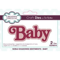 Creative Expressions - Craft Dies - Noble Shadowed Sentiment - Baby