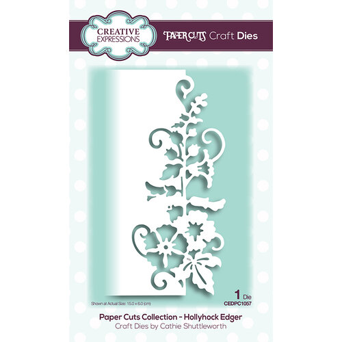 Creative Expressions - Paper Cuts Collection - Dies - Hollyhock Edger
