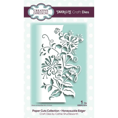 Creative Expressions - Paper Cuts Collection - Craft Dies - Honeysuckle Edger